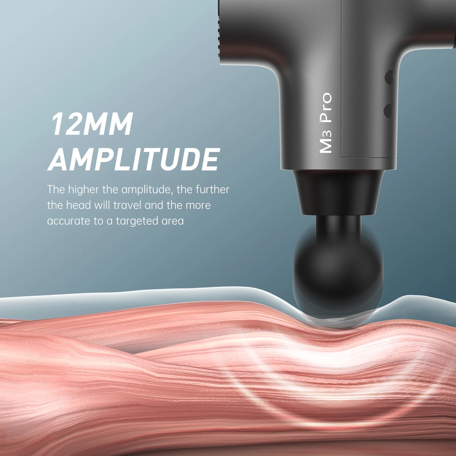 opove M3 Pro 2 Massage Gun Deep Tissue Percussion Muscle Massager for Pain Relief, Handheld Percussive Therapy Fascia Gun