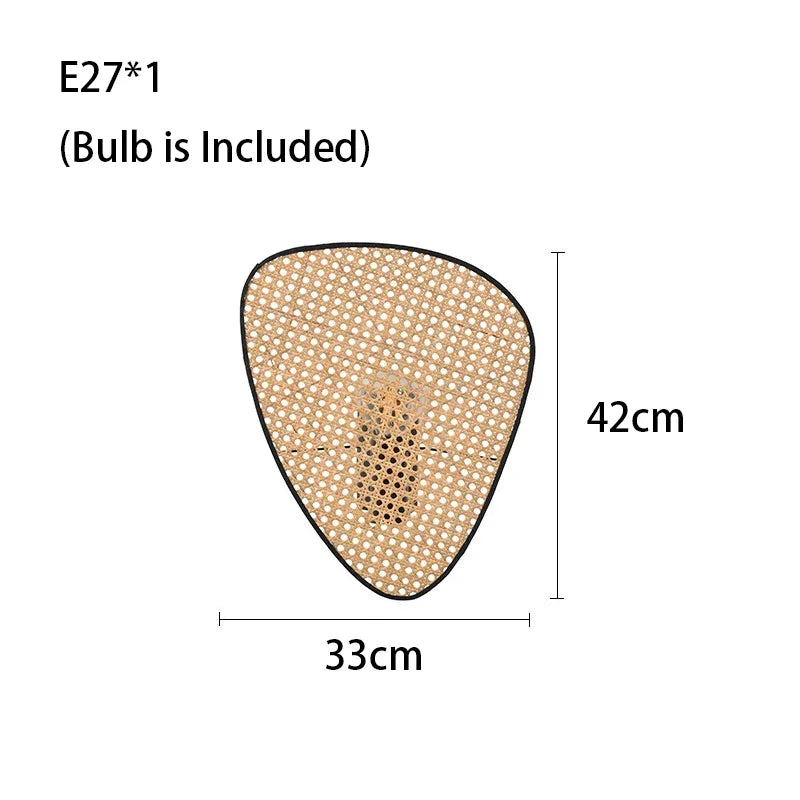 Knitting Rattan LED Lighting Floor Lamps Nightlight Home Decor Living Room Stand Light Bedside Lamp for Bedroom