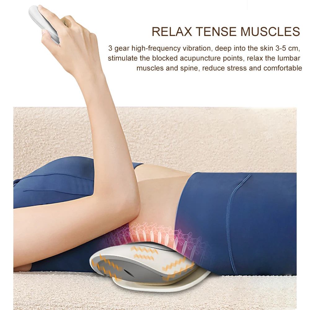 Electric Lumbar Traction Massager Waist masajeador Adjustable Vibration Waist Massager Waist Spine Support Back Massage Machine