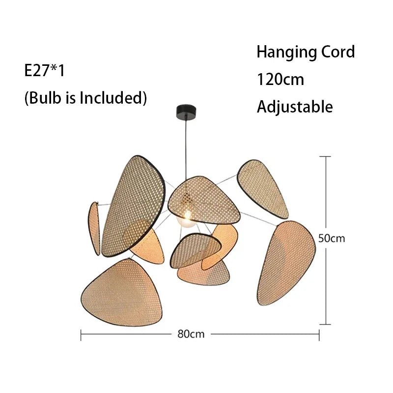 Knitting Rattan LED Lighting Floor Lamps Nightlight Home Decor Living Room Stand Light Bedside Lamp for Bedroom