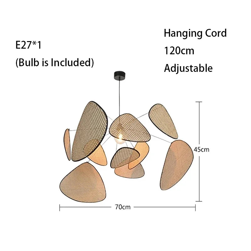 Knitting Rattan LED Lighting Floor Lamps Nightlight Home Decor Living Room Stand Light Bedside Lamp for Bedroom