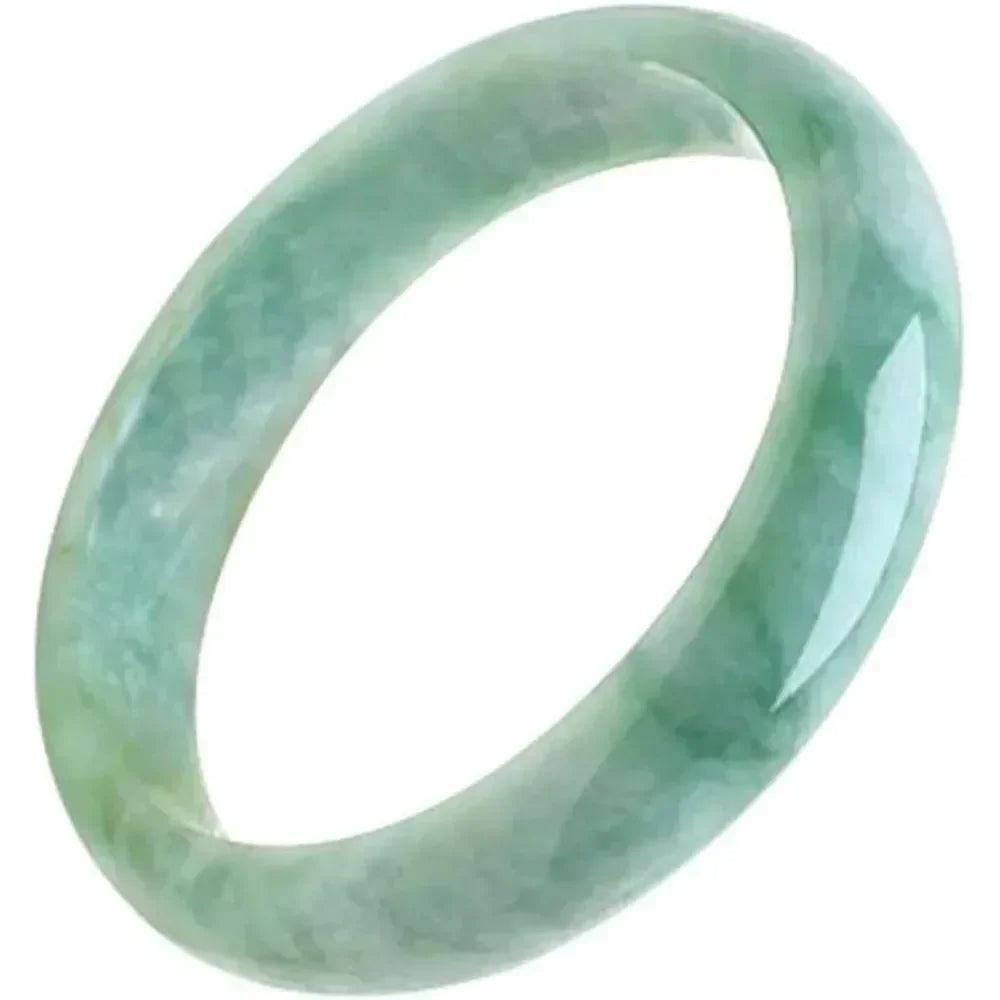 Natural Jade Bangle Bracelet for Women Classcial Retro Chinese Style Hand Jade Bracelets with Certificate and Gift Box