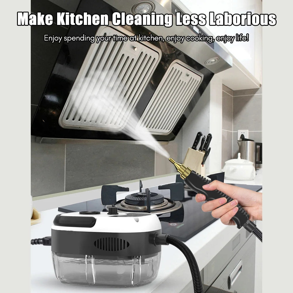 Steam Cleaner Handheld Steam Cleaner 1500W High Power 6 Speeds Adjustable Practical Steam Cleaner for Kitchen Refrigerator