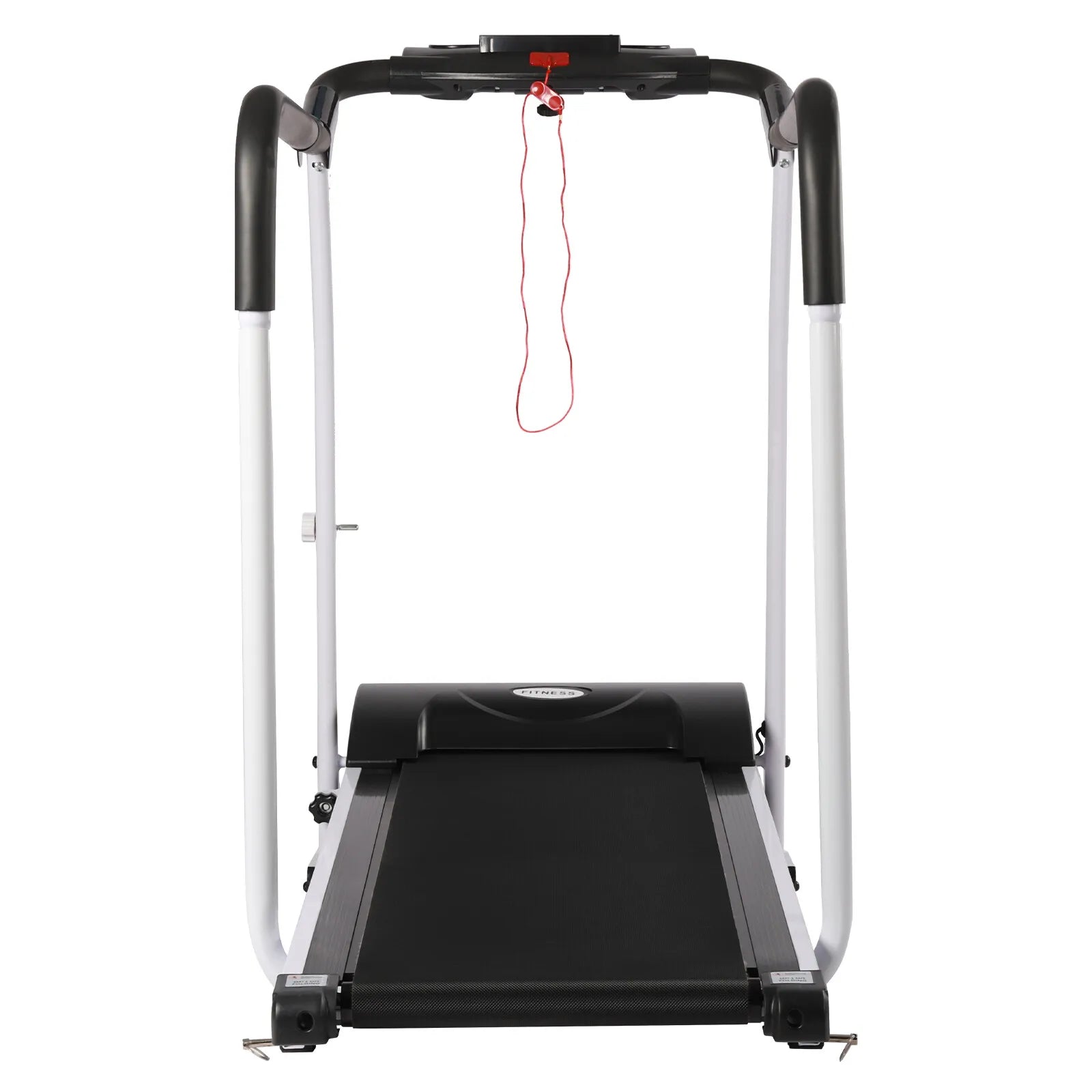 12-Speed-Gears Recovery Fitness Walking Treadmill 0.5-6km/H with Full Length Handrails & Heart Rate Sensor