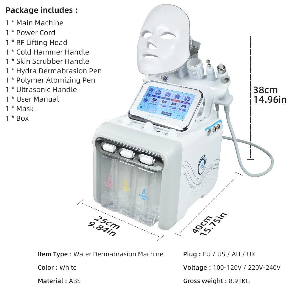Missheart Professional Beauty Facial Machine  Hydra Aqua Deep Cleaning Skin Care Device（ EU /UK /US Fast Shipping）