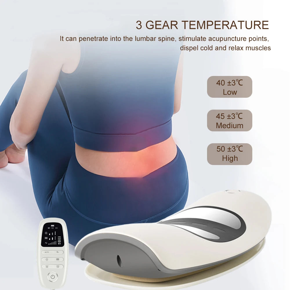 Electric Lumbar Traction Massager Waist masajeador Adjustable Vibration Waist Massager Waist Spine Support Back Massage Machine