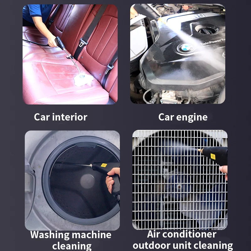 Steam Cleaner high pressure Household Sterilization for Air Conditioner,Sofa,Kitchen Hood Car Handheld Portable Steamer Cleaner