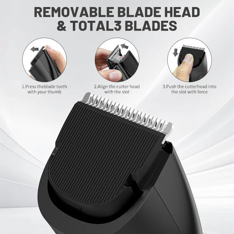 SEJOY Electric Hair Clipper Kit For Men, Adjustable Hair Cut Machine Hair Trimmer Professional Rechargeable Hair Cut Barber