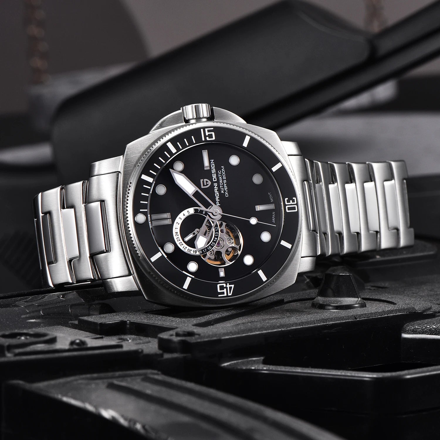 PAGANI DESIGN 2024 New Men's Watches Luxury Mechanical Automatic Watch For Men Sapphire Mirror Sports Waterproof Stainless Steel