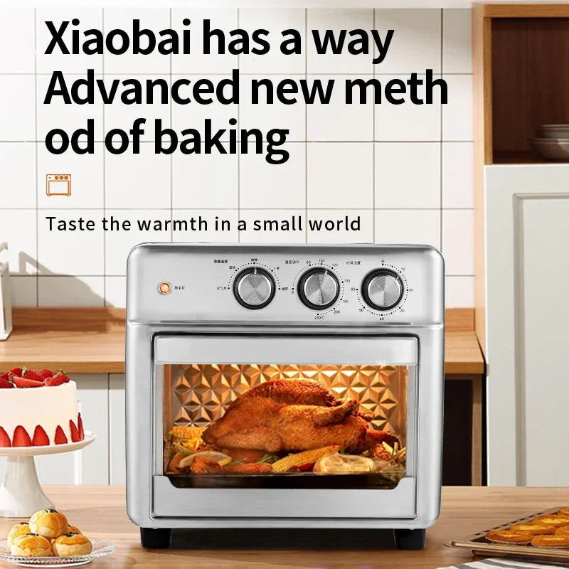 13L Air Fryers 26L Large Capacity Electric Fryer Oven Oilless Cooker Visible Window Household Kitchen Deep Fryer without Oil