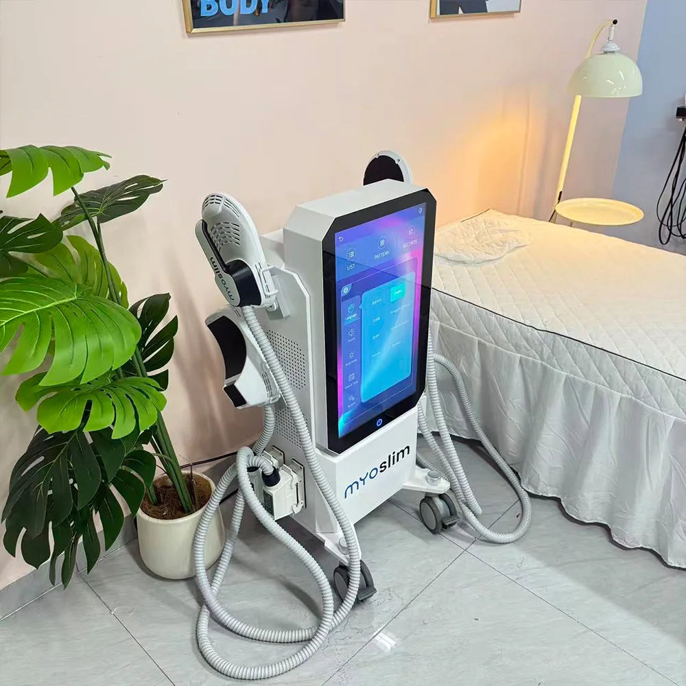 EMS MYOslim EMS Body Slimming Machine Body Scultping Shaping Muscle Machine Electromagnetic Weight Loss Beauty Salon