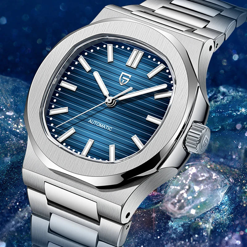 PAGANI DESIGN Top Luxury Automatic Watch For Men Mechanical Watches Men Sports Waterproof Sapphire Stainless Steel Reloj Hombre