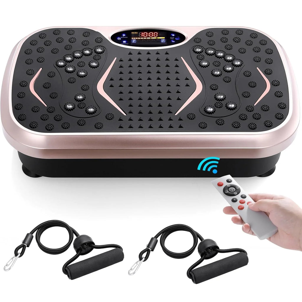 Vibration Plate,Fitness Vibration Board for Home,Full Body Exercise Machine,Fat Burning & Muscle Building,Body Shaper Trainer