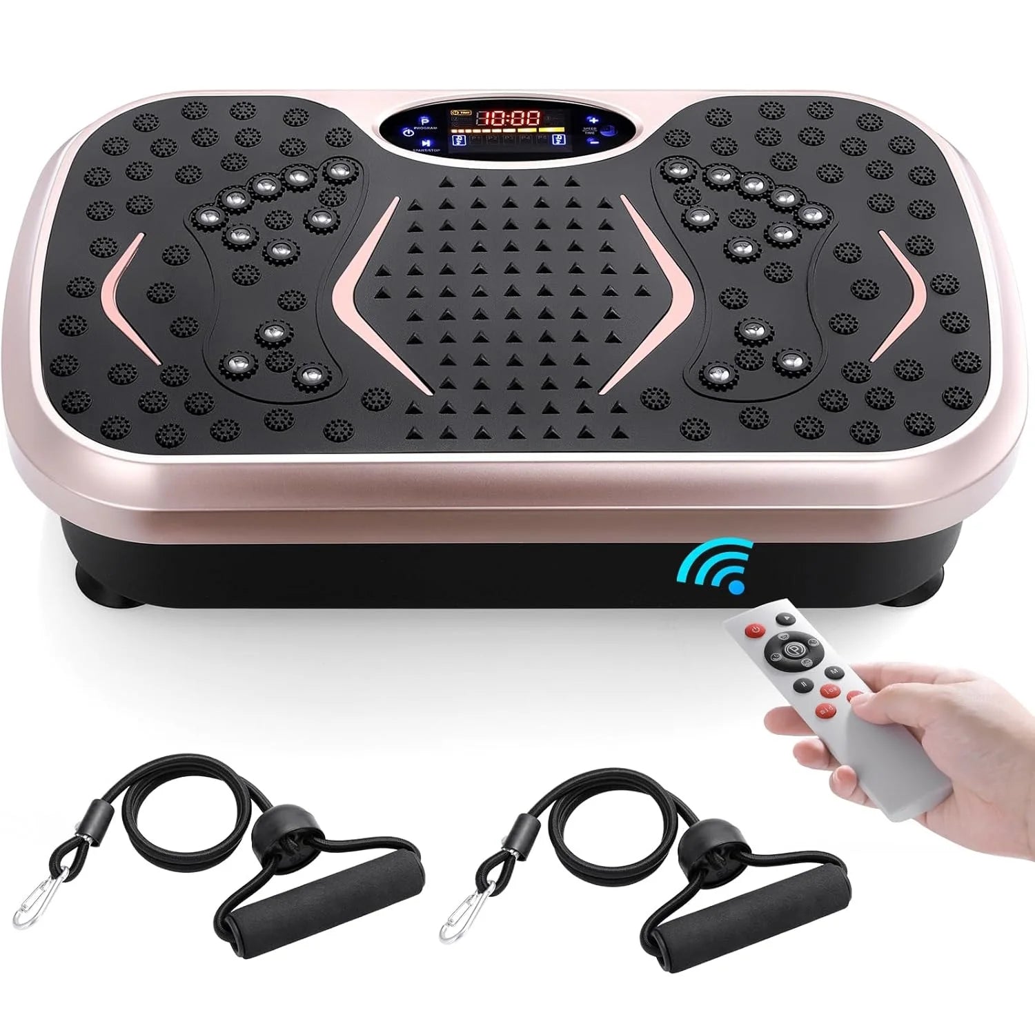 Vibration Plate,Fitness Vibration Board for Home,Full Body Exercise Machine,Fat Burning & Muscle Building,Body Shaper Trainer