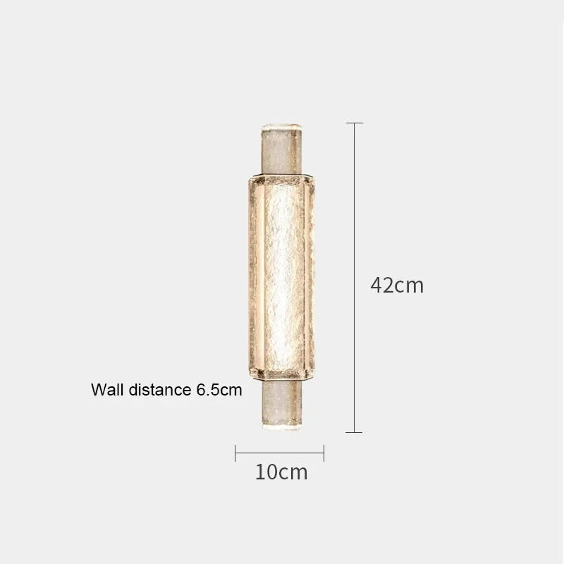Luxury Stainless Steel Crystal Wall Lamp Bedroom Bedside Simple Modern Living Room  Corridor Stair Bubble  Lighting  Room Decor