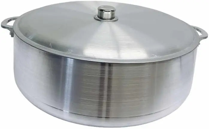31 Qt Aluminum Caldero Cookware Pot Dutch Oven With Lid Satin Finish